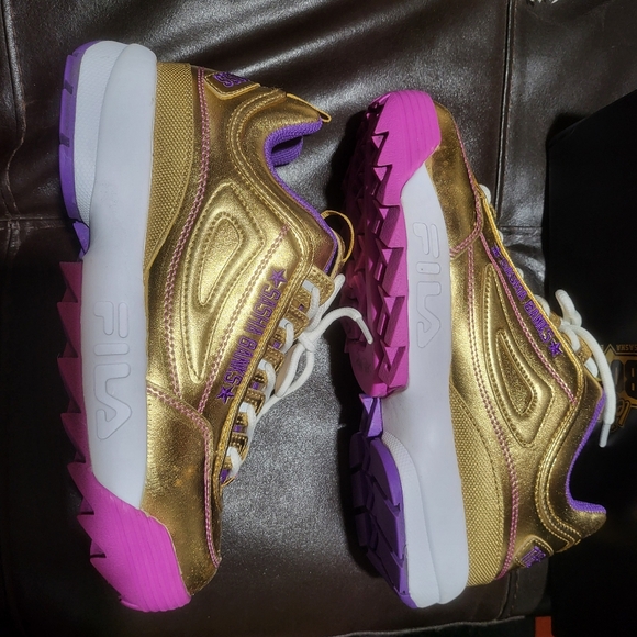 WWE x Wmns Disruptor 2 'Sasha Banks' Style 5FM00726 750 Womens Size 10 - Picture 8 of 10